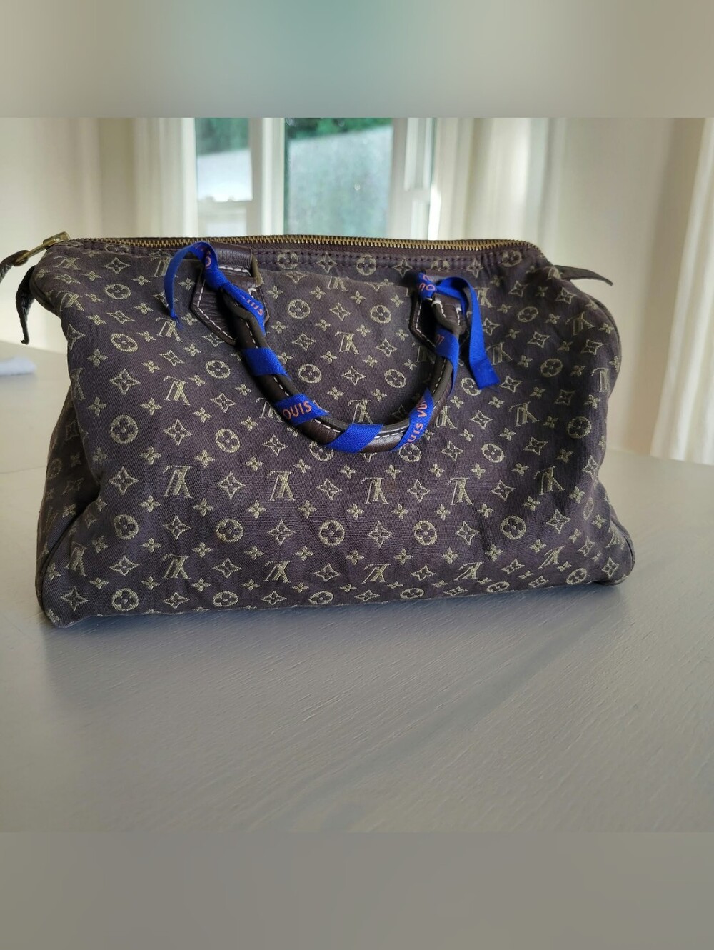 Louis Vuitton Monogram Mini Lin Speedy 30 ( Ebene/Espresso) $440 Vintage